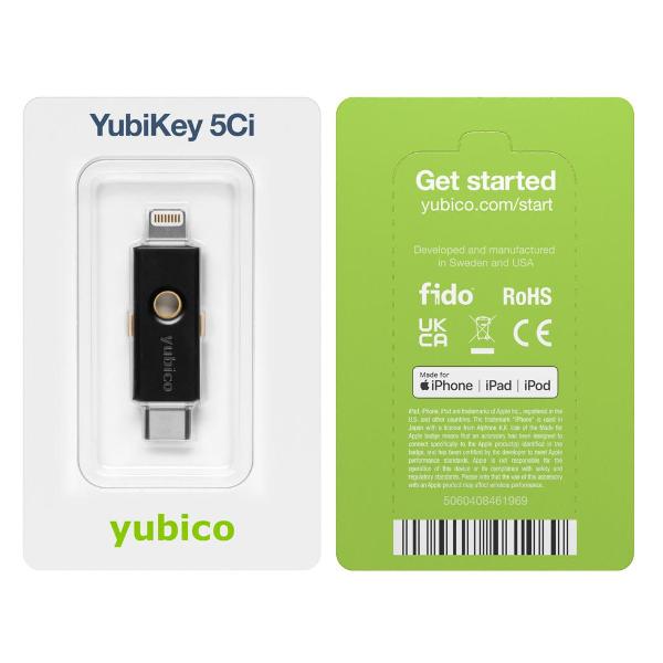Аппаратный ключ безопасности Yubico 5ci