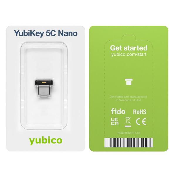 Аппаратный ключ безопасности Yubico Yubikey 5C Nano