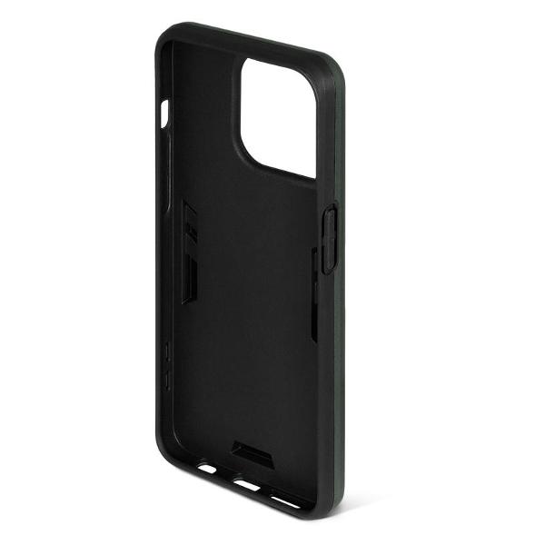 Чехол DF для iPhone 15 Pro Max DF iArmor-10 (темно-зеленый)