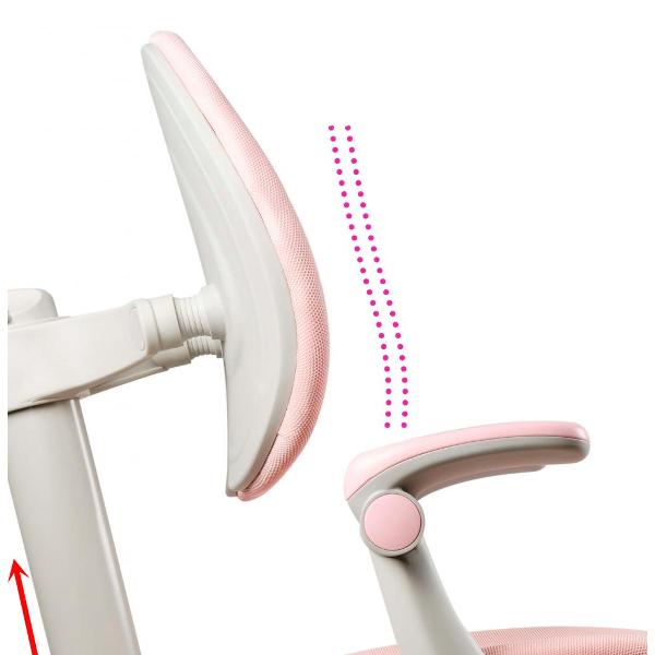 Кресло детское Calviano SMART розовый