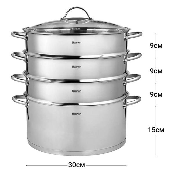 Мантоварка FISSMAN 5109 30 см