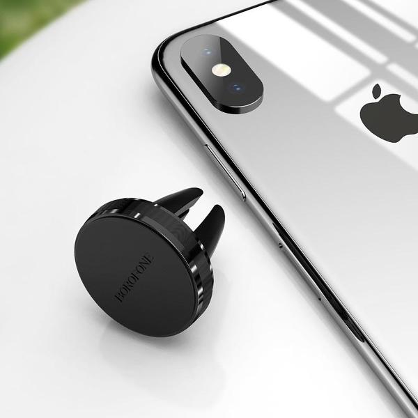Держатель автомобильный для смартфонов Borofone BH8 Air outlet черный