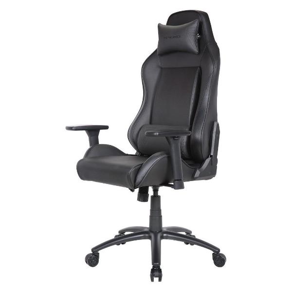 Кресло компьютерное игровое Tesoro Alphaeon S1 (TS-F715) Black/Carbon (черное)