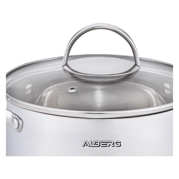 Набор кастрюль ALBERG AL-2014, 6 предметов