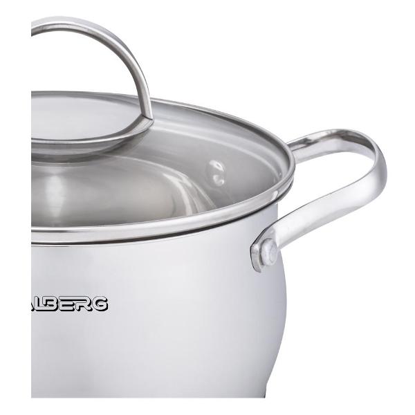 Набор кастрюль ALBERG AL-2014, 6 предметов