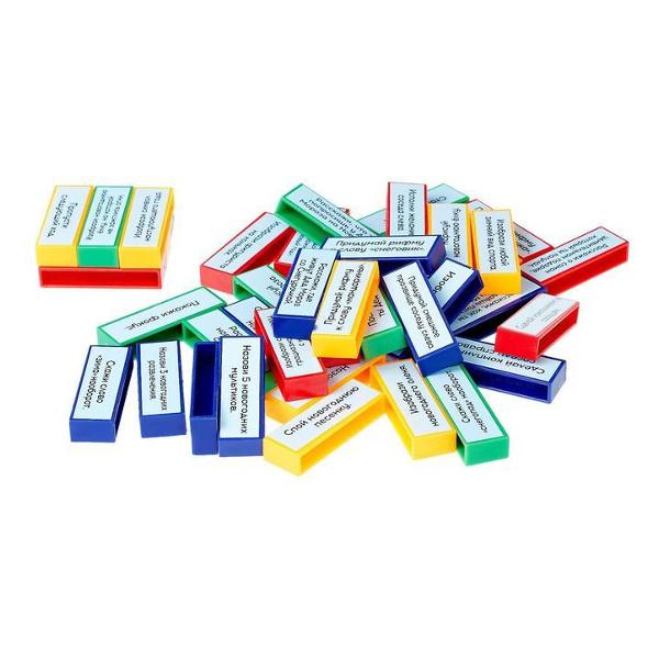 Игра настольная Лас Играс KIDS 4134560 Падающая башня, Новогодние фанты