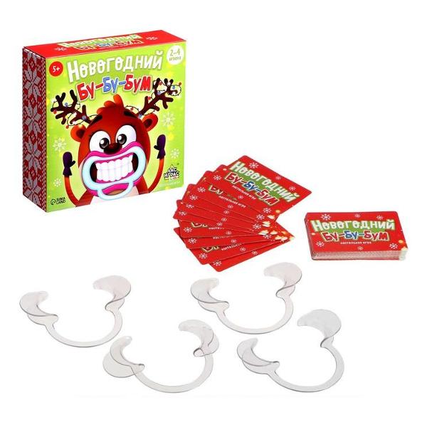Игра настольная Лас Играс KIDS 4832921 Новогодний бу-бу-бум