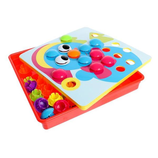 Игра настольная IQ-ZABIAKA 3440820 Веселые пуговки. Новый год