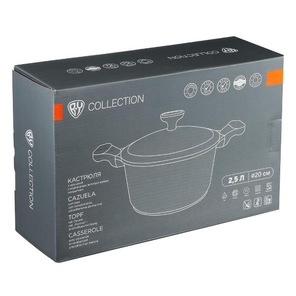 Кастрюля BY 846-586 2.5 л черная