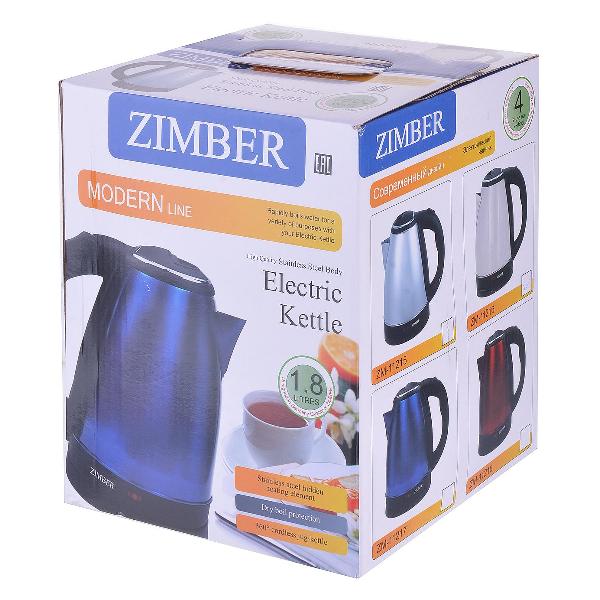Электрочайник Zimber 11215 серебристый