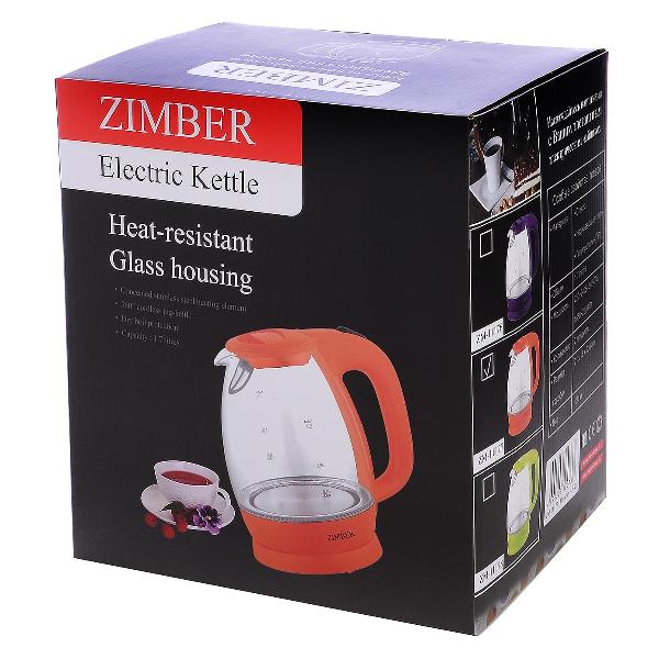 Электрочайник Zimber 11177 оранжевый