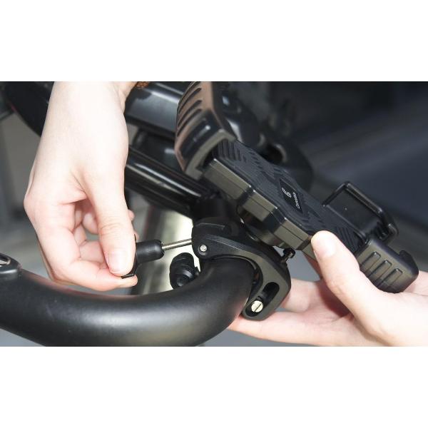 Держатель велосипедный для смартфонов Comodata Bike Big Clip черный