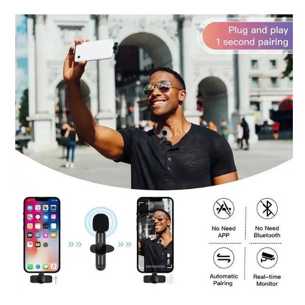 Микрофон петличный ZDK K3 Lighting