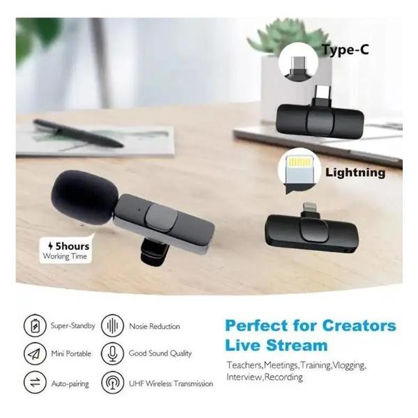 Микрофон петличный ZDK K1 Lighting