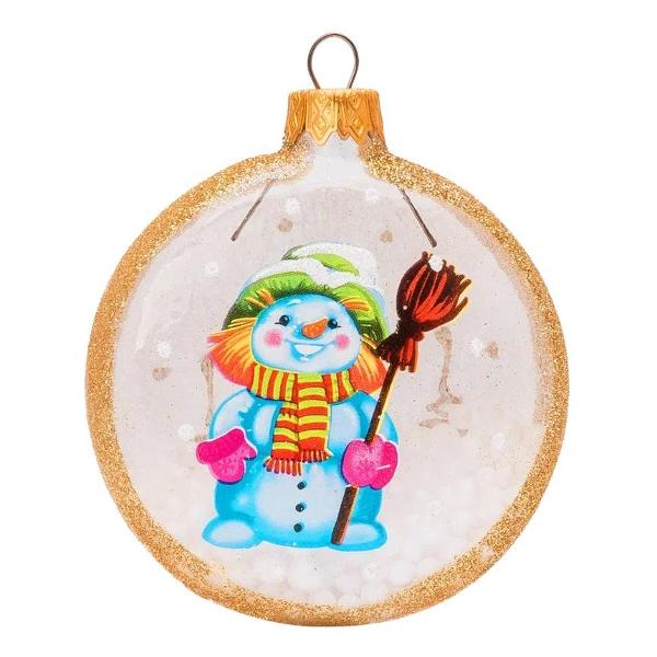 Медальон Коломеев Снеговик КУ-80-214099 фото