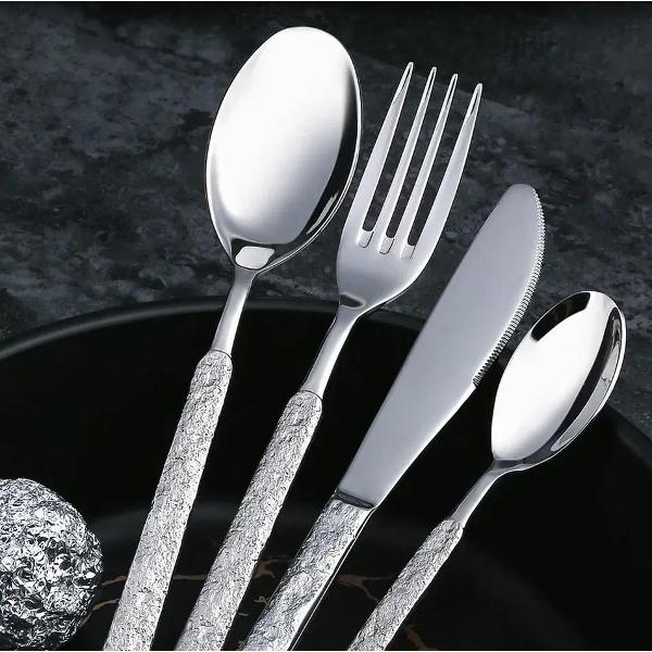 Набор столовых приборов ZDK Homium Home spoon42 серебристый