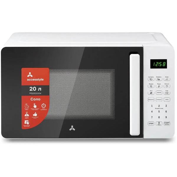 Микроволновая печь соло Accesstyle MS20D100W