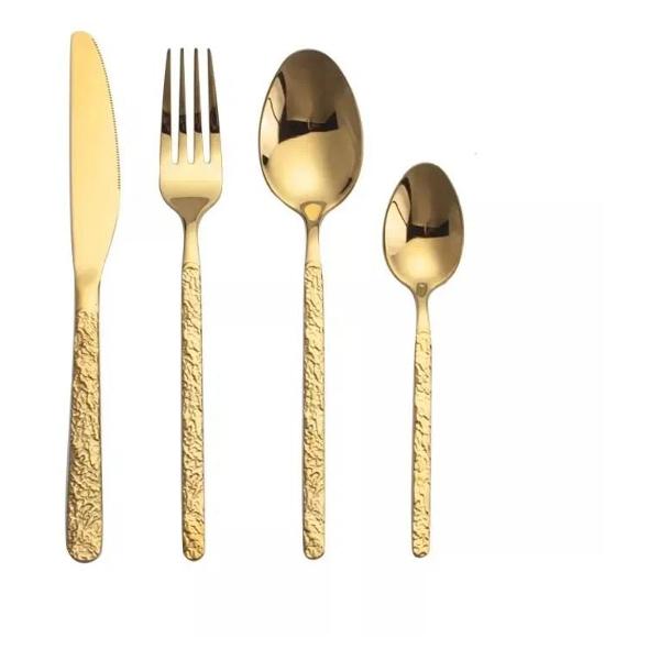 Набор столовых приборов ZDK Homium Home spoon42 золотистый