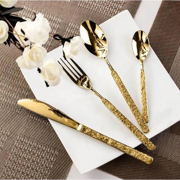 Набор столовых приборов ZDK Homium Home spoon42 золотистый