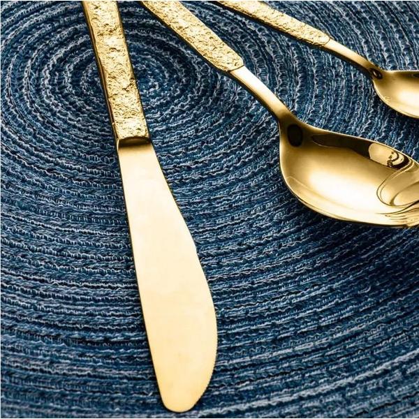 Набор столовых приборов ZDK Homium Home spoon42 золотистый