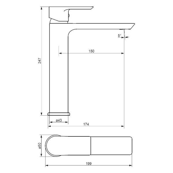 Смеситель Damixa 470250300