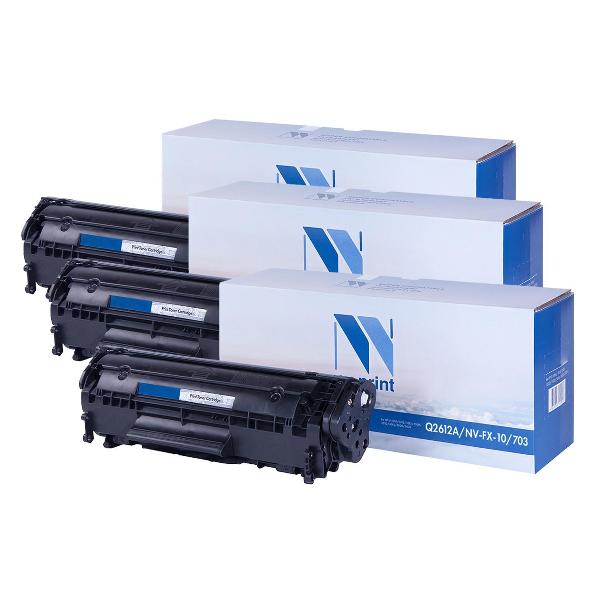 Картридж для лазерного принтера Nv Print NV-Q2612A/FX10/703-SET3