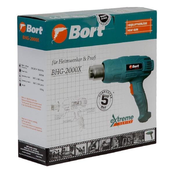 Фен cтроительный Bort BHG-2000X