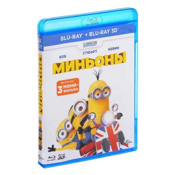 BLU-RAY-видеодиск ND Play Миньоны (м/ф) (3D+2D) фото