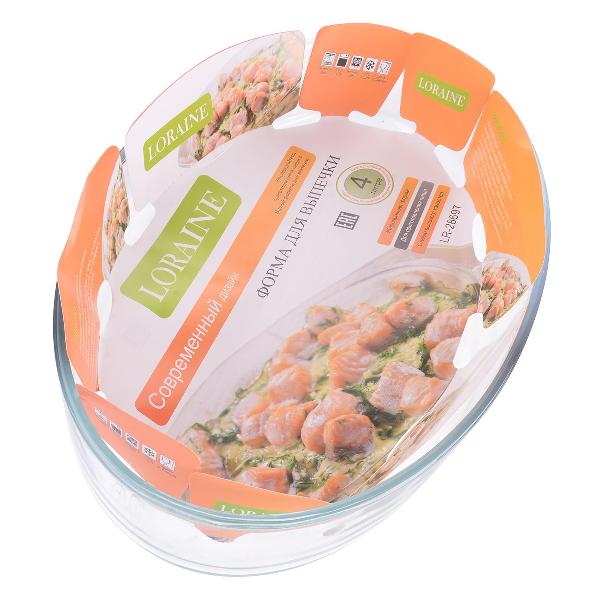 Форма для выпекания (стекло) Loraine 28697