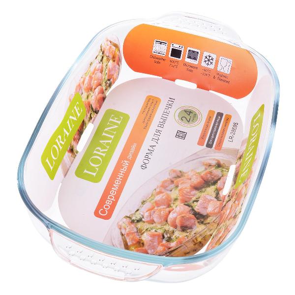 Форма для выпекания (стекло) Loraine 28695