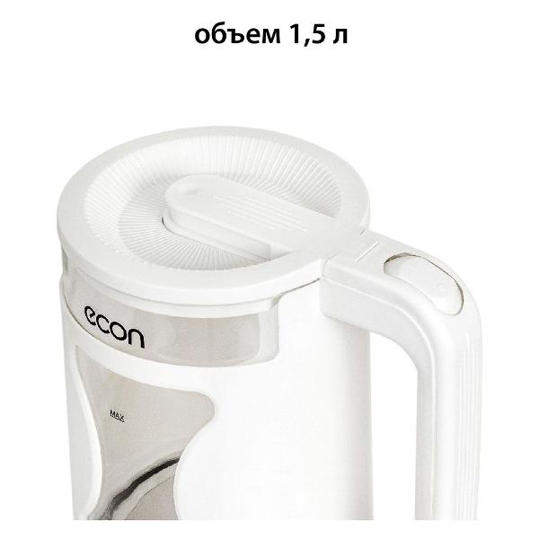 Электрочайник Econ ECO-1505KE белый