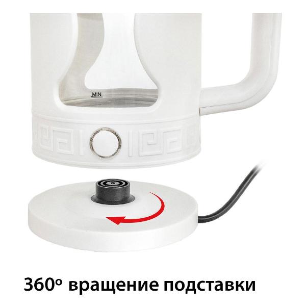 Электрочайник Econ ECO-1505KE белый