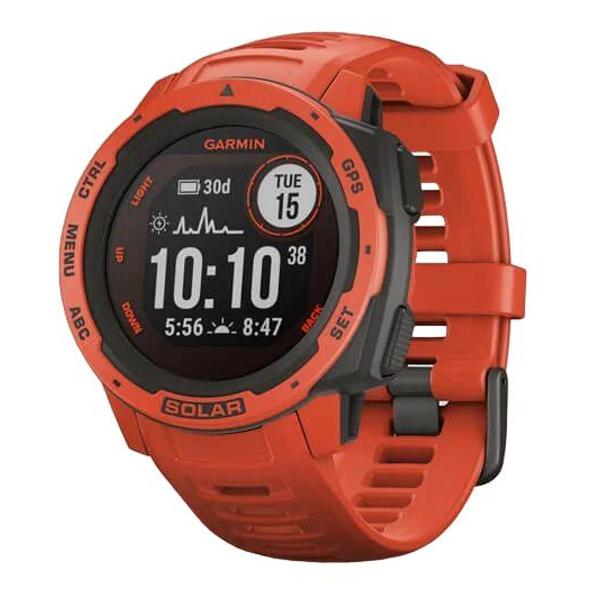 Смарт-часы Garmin Instinct Solar Flame Red