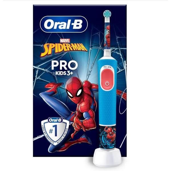 Электрическая зубная щетка Oral-B Vitality Pro Kids D103 Spider-Man