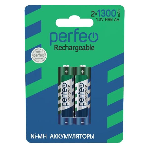 Аккумулятор Perfeo AA 1300 мАч 2 шт.
