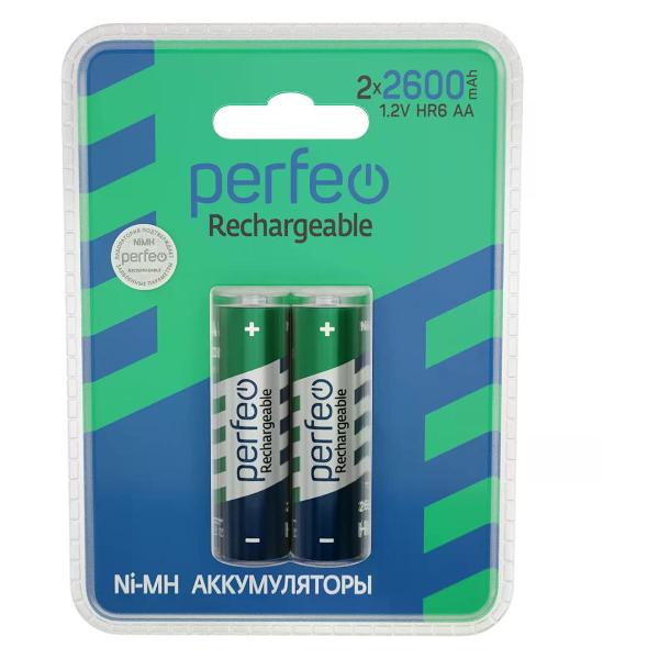 Аккумулятор Perfeo AA 2600 мАч 2 шт.