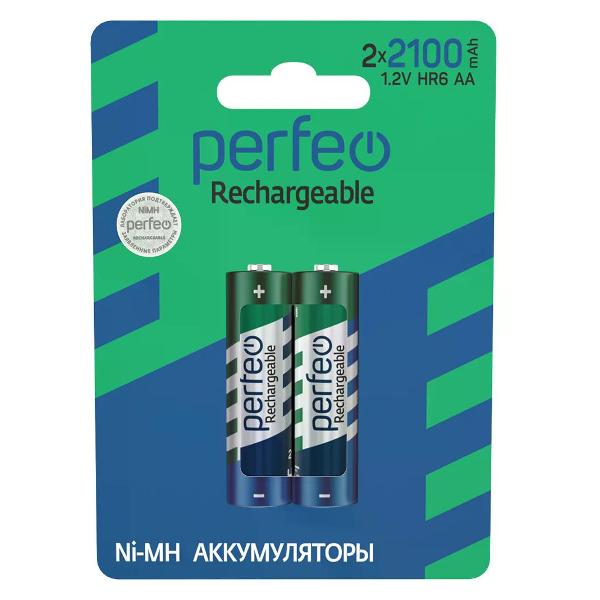 Аккумулятор Perfeo AA 2100 мАч 2 шт.