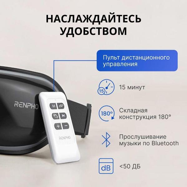 Массажер для глаз RENPHO Eyeris 1 RF-EM001R Black