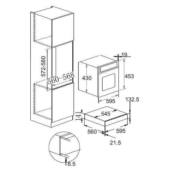 Встраиваемый подогреватель для посуды Haier HWX-L15GW белый