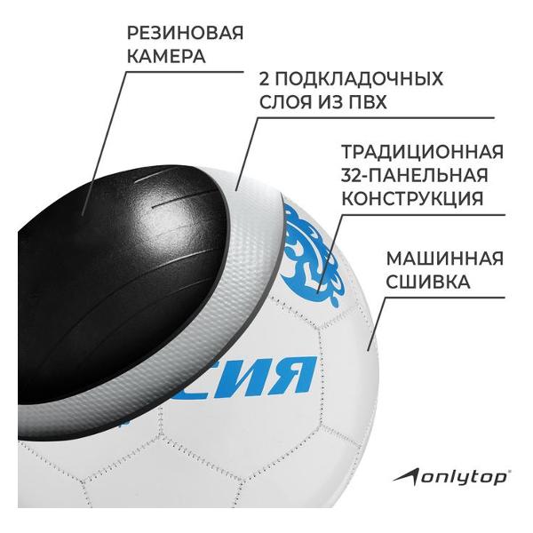 Мяч футбольный ONLYTOP 1890612