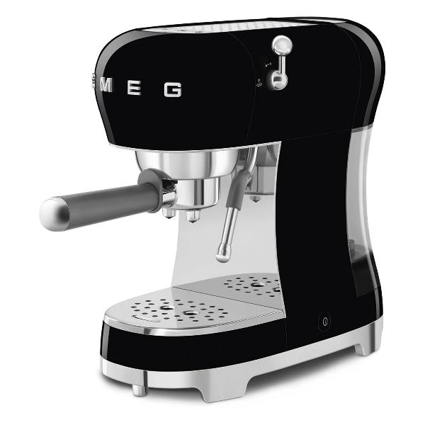 Кофеварка рожкового типа Smeg ECF02BLEU черная