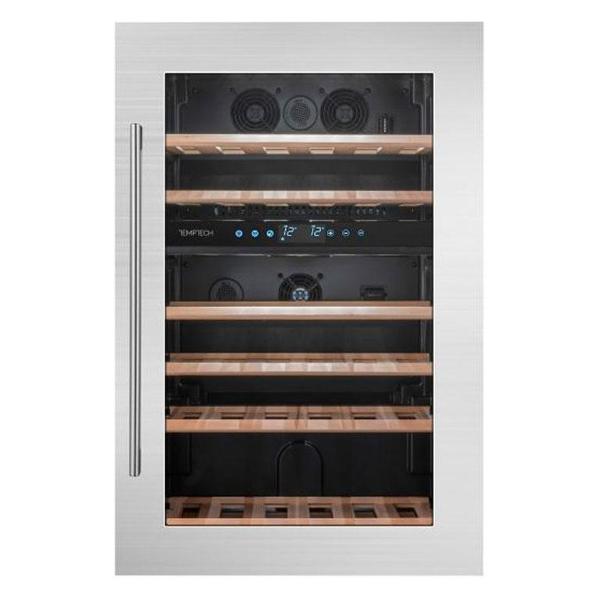 Винный шкаф Temptech OZ90DX нержавеющая сталь фото