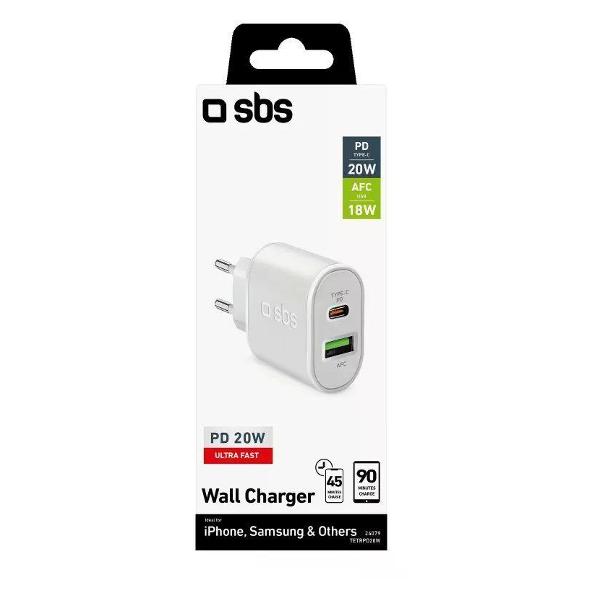 Сетевое зарядное устройство SBS TETRPD20W