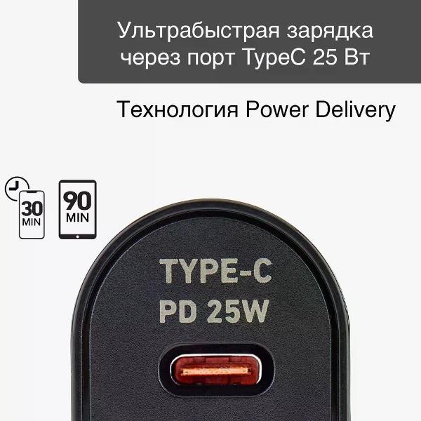 Сетевое зарядное устройство SBS TETRPD25W