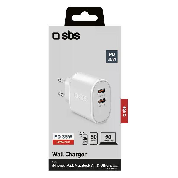 Сетевое зарядное устройство SBS TETR2CPD35W