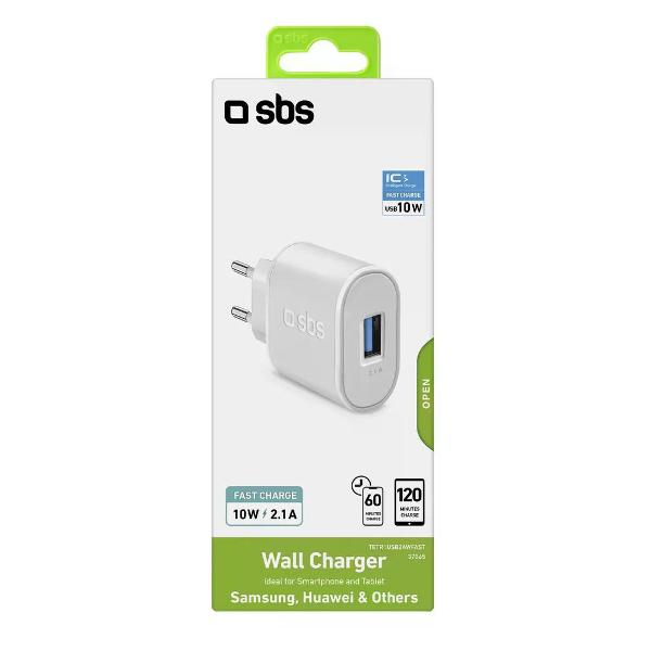 Сетевое зарядное устройство SBS TETR1USB2AWFAST