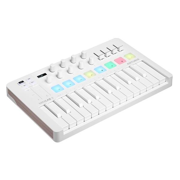 Midi клавиатура Arturia MiniLab 3 White (УТ0PI034589)