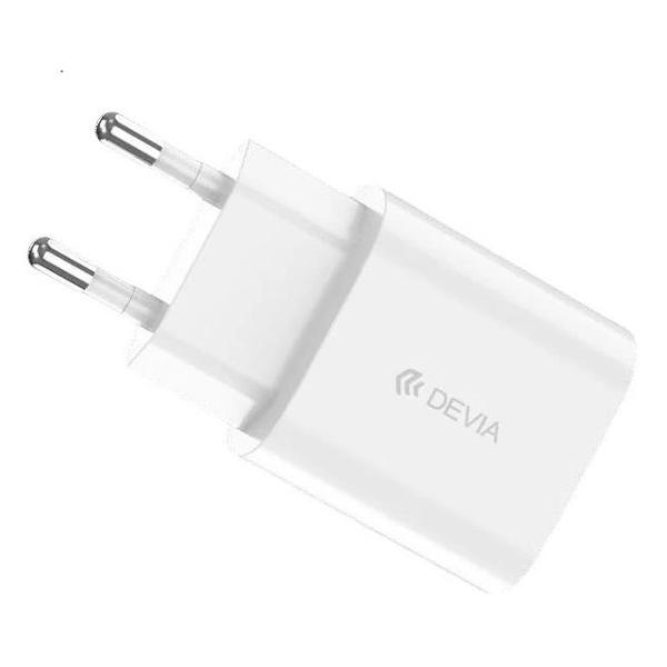Сетевое зарядное устройство Devia Smart Series PD Quick Charger Set With Type-C Cable 25W,белый