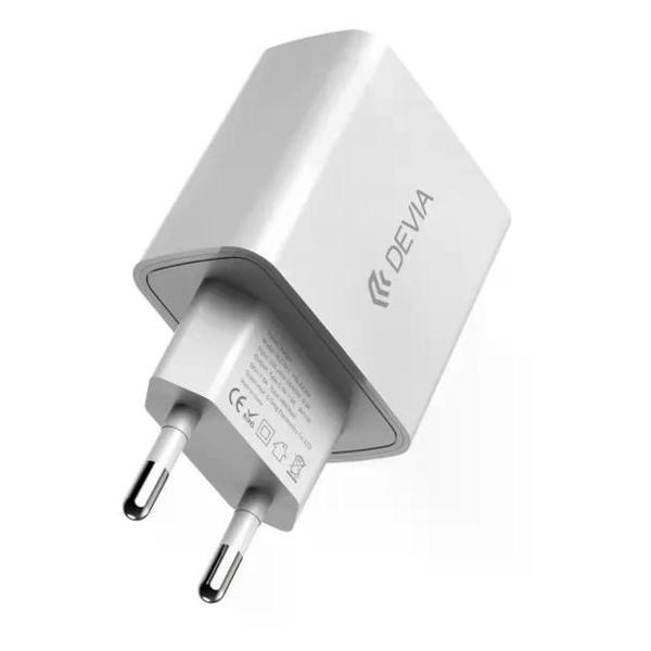 Сетевое зарядное устройство Devia Smart Series PD Quick Charger, Type-C, 20W, белый