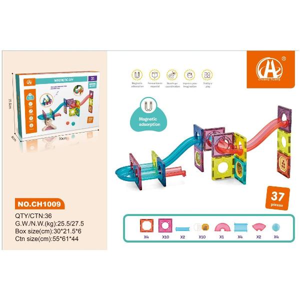 Конструктор ДИНАТОЙС СM 4022 Магнитный (37 деталей)
